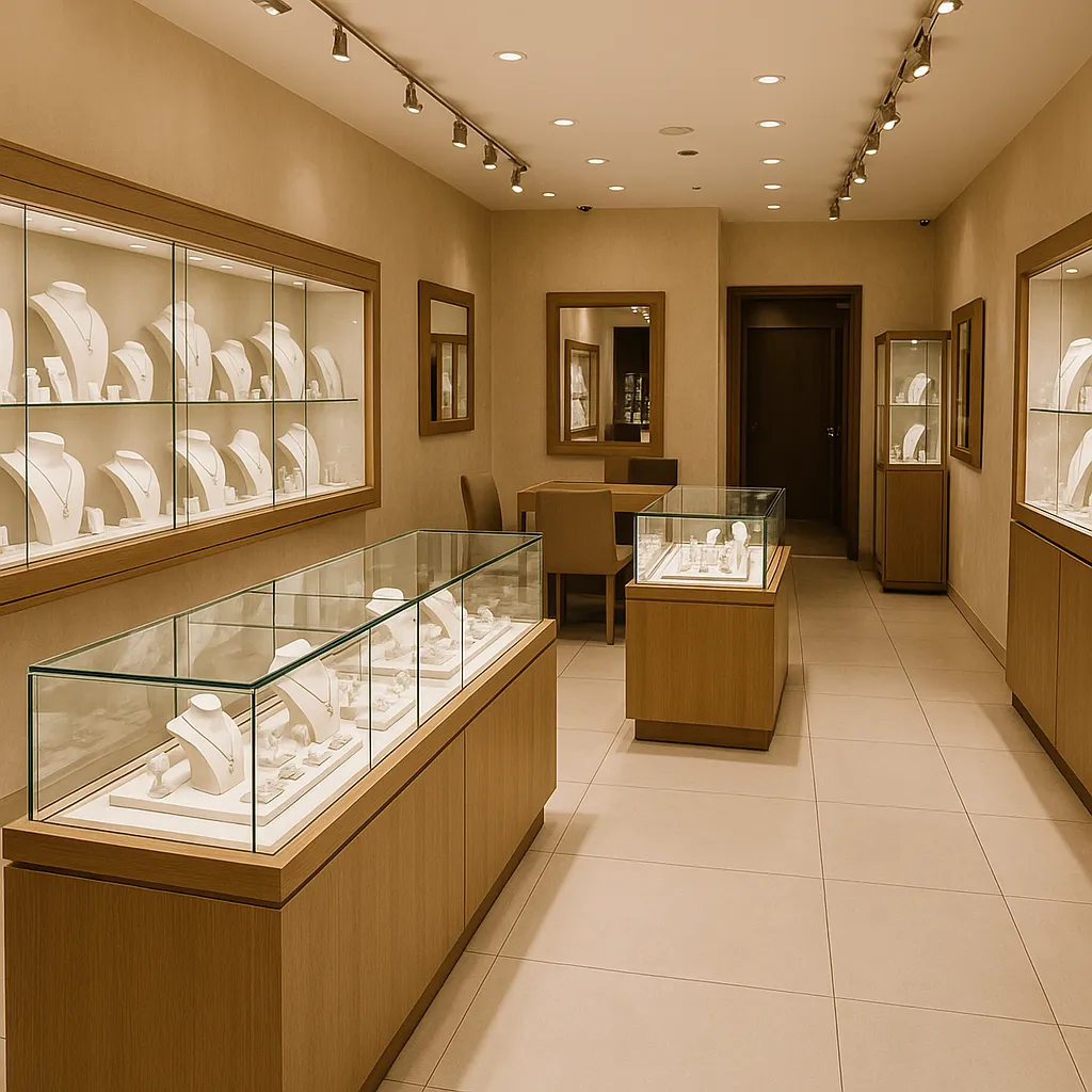 Close-up of fine jewelry piece